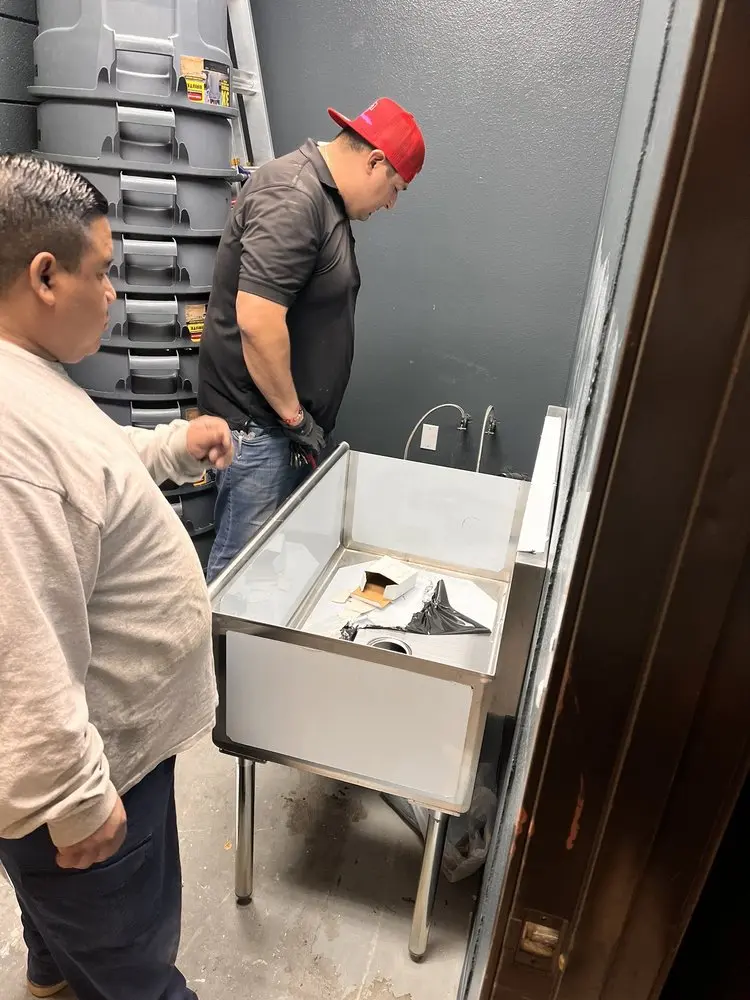 Commercial plumbing and sink installation in Paramount and South